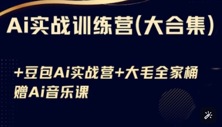 Ai实战训练营合集(豆包Ai+KiMi应用+Ai音乐)，基础操作到高级技巧的多个方面-新时光资源网