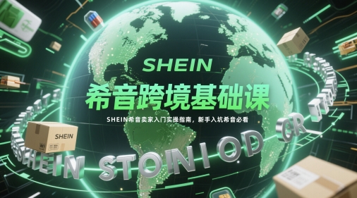 希音跨境基础课，SHEIN希音卖家入门实操指南，新手入坑希音必看-新时光资源网