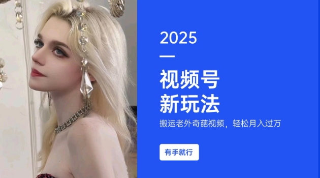 搬运老外奇葩视频，撸视频号分成计划收益，每天只需一小时，新手小白轻松月入过W-新时光资源网