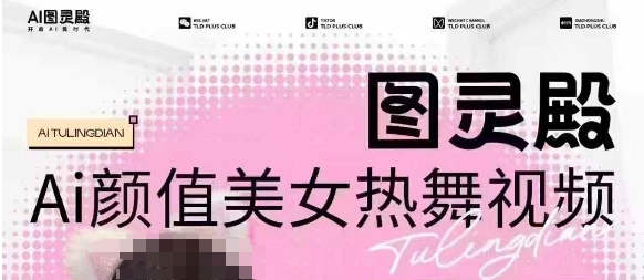 全网首发，原价988图灵殿AI颜值美女热舞视频，云端生图，轻松过原创-新时光资源网