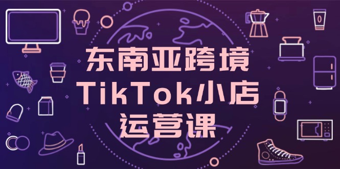 东南亚跨境TikTok小店运营课，掌握店铺设置与流量转化核心技巧-新时光资源网
