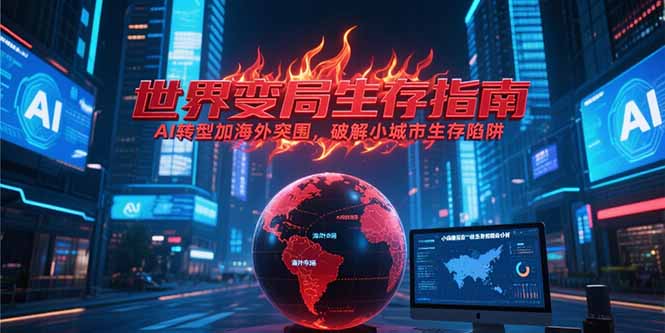 付费文章《世界变局生存指南，AI转型加海外突围，破解小城市生存陷阱》-新时光资源网