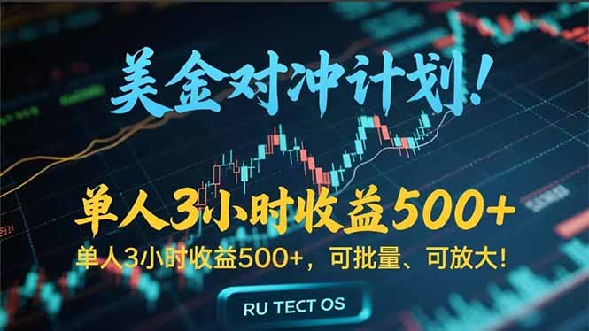 长久稳定的撸美金项目，平均3小时收入 500+，可公司实地考察实地操作！-新时光资源网
