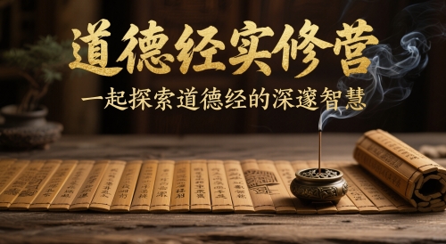 道德经实修营，一起探索道德经的深邃智慧-新时光资源网