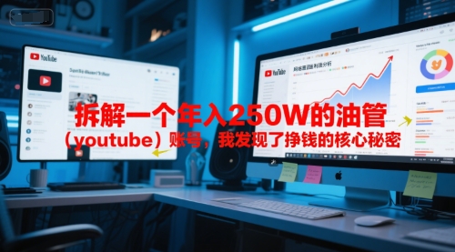 付费文章：拆解一个年入250W的油管(youtube)账号，我发现了挣钱的核心秘密-新时光资源网