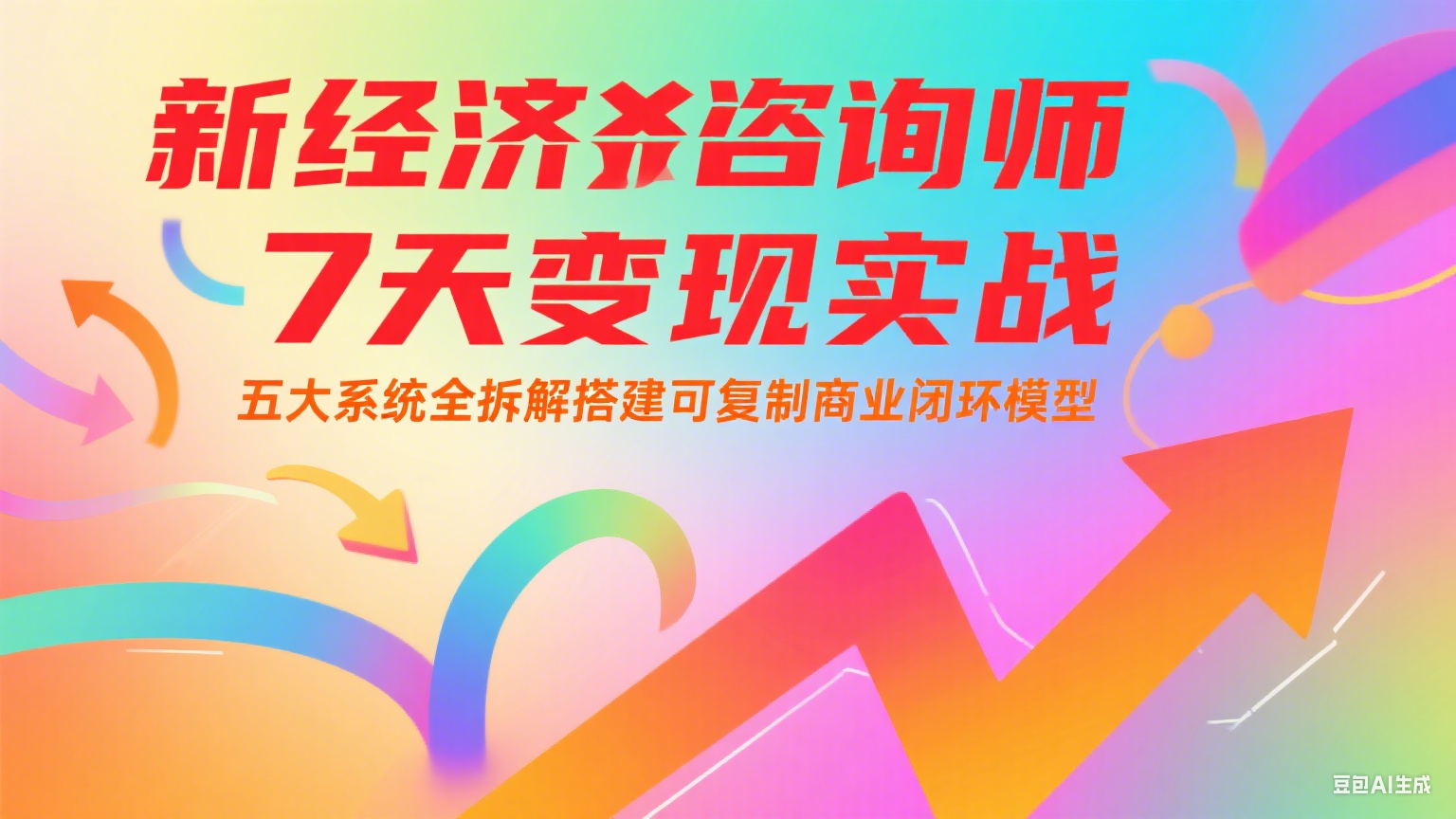 新经济咨询师 7 天变现实战：五大系统全拆解搭建可复制商业闭环模型-新时光资源网