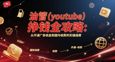 油管(youtube)挣钱全攻略：从开通广告收益到国内收款的实操指南-新时光资源网