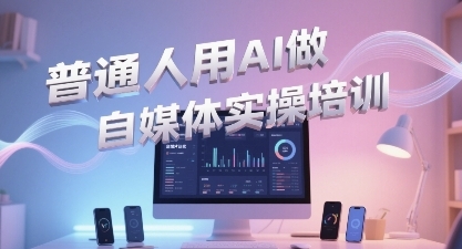 普通一个人用AI做自媒体，助你轻松开启AI自媒体创作之路-新时光资源网