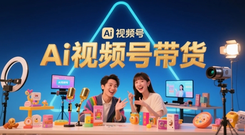 风口已至！AI视频号带货轻松月入过1W，99%的普通人却卡在内容制作门槛-新时光资源网