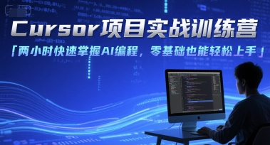 Cursor项目实战训练营，两小时快速掌握AI编程，零基础也能轻松上手-新时光资源网