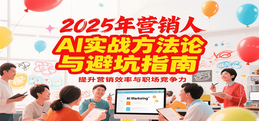 2025年营销实战方法论与避坑指南，利用AI提升营销效率与职场竞争力-新时光资源网
