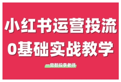 小红书运营投流，小红书广告投放从0到1的实战课，学完即可开始投放(更新)-新时光资源网