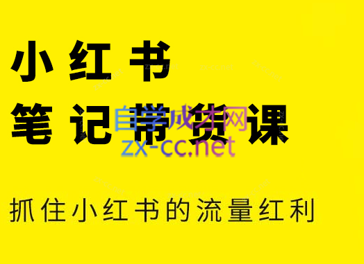 张宾·小红书笔记带货课(更新4月)-新时光资源网