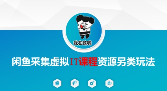 闲鱼采集虚拟IT课程资源另类玩法，干货满满-新时光资源网