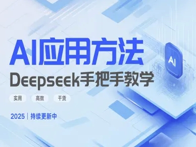 Deepseek实际应用技巧—手把手教学版，实用高效干货-新时光资源网